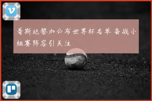 哥斯达黎加公布世界杯名单 备战小组赛阵容引关注